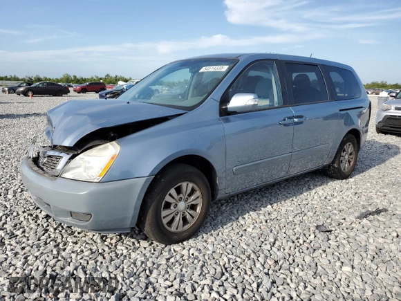 2012 Kia Sedona LX with VIN KNDMG4C7XC6486847, listed as a Copart auction lot 54514335 with 174,371 mi miles and Salvage Title. Bid and sale history available at carsss.com. Image 1.