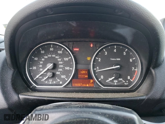 2010 BMW 1 Series 135i with VIN WBAUN9C55AVK41245, listed as a Copart auction lot 87690835 with 116,887 mi miles and Clean Title. Bid and sale history available at carsss.com. Image 9.