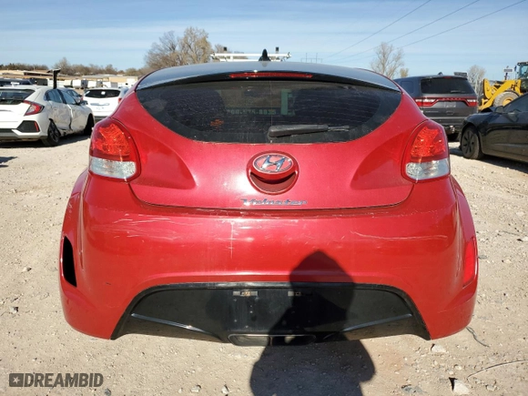 2013 Hyundai Veloster w/Gray Int with VIN KMHTC6ADXDU145467, listed as a Copart auction lot 84810314 with 160,891 mi miles and Clean Title. Bid and sale history available at carsss.com. Image 6.