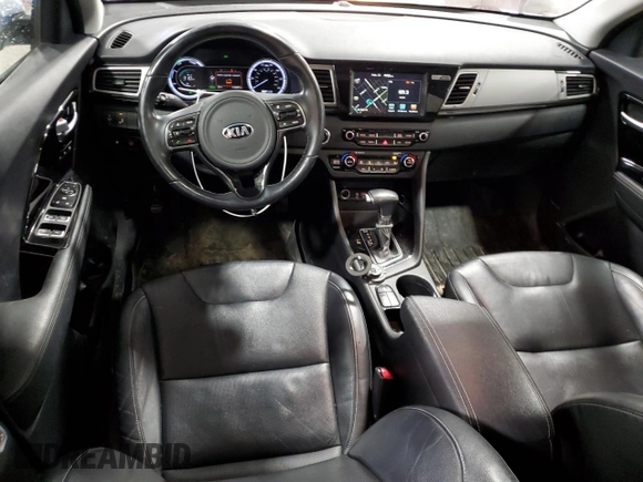 2017 Kia Niro Touring with VIN KNDCE3LC3H5094332, listed as a Copart auction lot 47012995 with 115,257 mi miles and Salvage Title. Bid and sale history available at carsss.com. Image 8.