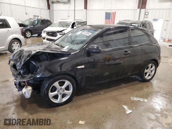 2008 Hyundai Accent SE with VIN KMHCN36C88U070184, listed as a Copart auction lot 83208594 with 173,013 mi miles and Non Repairable. Bid and sale history available at carsss.com. Image 1.