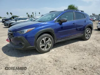 2025 Subaru Crosstrek Premium с VIN JF2GUHDC0SH222291, выставлен на аукционе Copart как лот 51706385 с пробегом 3 590 миль миль и Списание • Salvage title. История ставок и продаж доступна на DreamBid. Изображение 1.