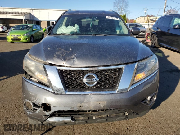 2016 Nissan Pathfinder S with VIN 5N1AR2MM5GC625419, listed as a Copart auction lot 76701754 with 102,522 mi miles and Salvage Title. Bid and sale history available at carsss.com. Image 5.