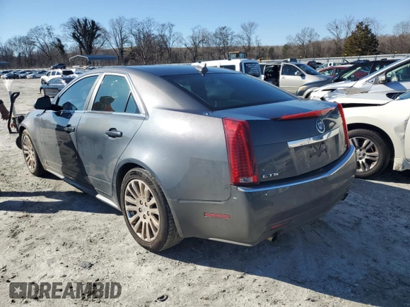 2010 Cadillac CTS Premium with VIN 1G6DP5EV6A0101577, listed as a Copart auction lot 87003524 with Not provided miles and Salvage title. Bid and sale history available at DreamBid. Image 2.