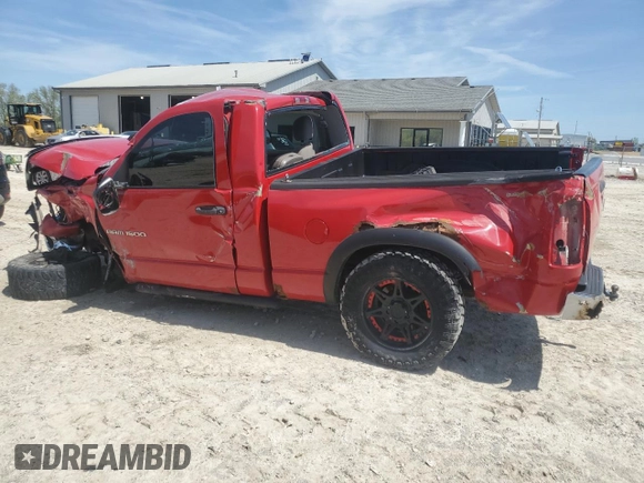 2005 Dodge 1500 SLT with VIN 1D7HU16N35J635897, listed as a Copart auction lot 53856695 with 154,796 mi miles and Salvage Title. Bid and sale history available at DreamBid. Image 2.