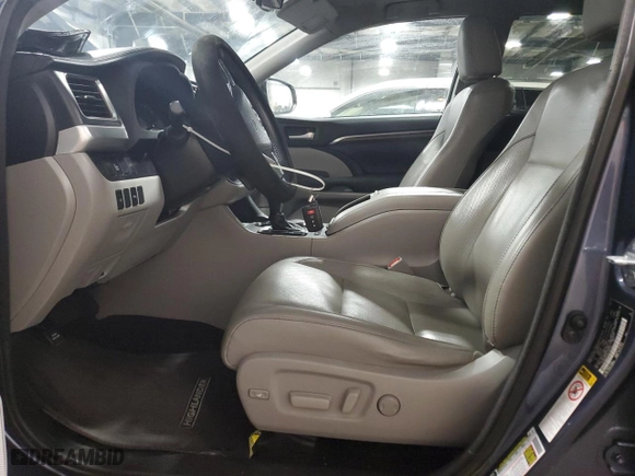 2015 Toyota Highlander Limited with VIN 5TDDKRFH9FS183319, listed as a Copart auction lot 47592705 with 146,876 mi miles and Salvage Title. Bid and sale history available at carsss.com. Image 7.