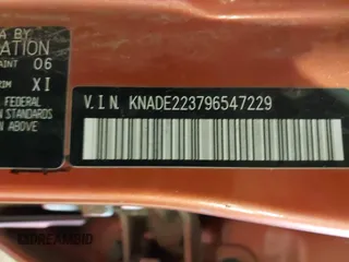 2009 Kia Rio LX with VIN KNADE223796547229, listed as a IAAI auction lot 41947371 with 153,061 mi miles and . Bid and sale history available at DreamBid. Image 9.