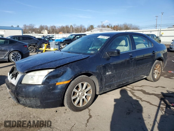 2008 Mercury Milan with VIN 3MEHM07Z18R651689, listed as a Copart auction lot 44490245 with 162,311 mi miles and Salvage Title. Bid and sale history available at carsss.com. Image 1.