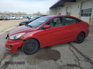 2016 Hyundai Accent SE with VIN KMHCT4AE6GU138811, listed as a Copart auction lot 48689585 with 137,913 mi miles and Salvage Title. Bid and sale history available at carsss.com. Image 1.