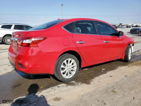 2018 Nissan Sentra SV with VIN 3N1AB7AP0JL618235, listed as a Copart auction lot 48498575 with 62,248 mi miles and Salvage Title. Bid and sale history available at carsss.com. Image 3.
