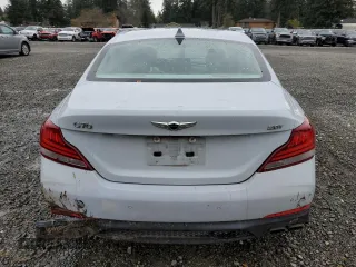 2019 Genesis G70 Advanced with VIN KMTG34LA5KU026138, listed as a Copart auction lot 81159054 with 99,964 mi miles and Salvage Title. Bid and sale history available at DreamBid. Image 6.