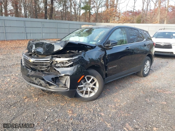 2023 Chevrolet Equinox LT with VIN 3GNAXUEG3PL241259, listed as a IAAI auction lot 40833921 with 34,057 mi miles. Bid and sale history available at carsss.com. Image 16.