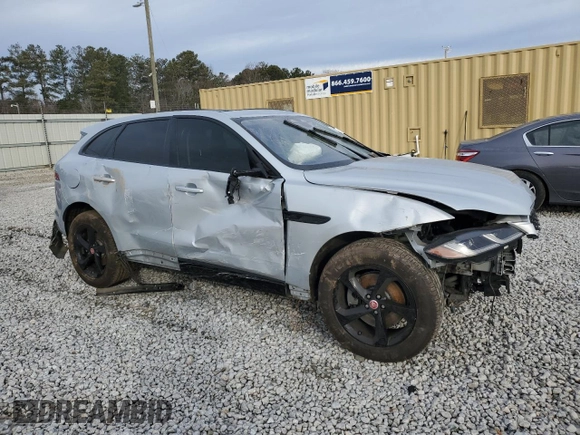 2021 Jaguar F-Pace S with VIN SADCJ2EX7MA668474, listed as a Copart auction lot 42019865 with 111,793 mi miles and Salvage title. Bid and sale history available at DreamBid. Image 4.