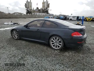 2010 BMW 6 Series 650i with VIN WBAEA5C57ACV93568, listed as a Copart auction lot 45578355 with 172,586 mi miles and Salvage Title. Bid and sale history available at carsss.com. Image 2.