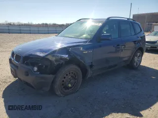 2004 BMW X3 3.0i z VIN WBXPA93494WA60561, wystawiony jako Copart lot #50163415 z przebiegiem 158 567 mil mil oraz Szkody całkowita. Historia ofert i sprzedaży dostępna na DreamBid. Obrazek 1.