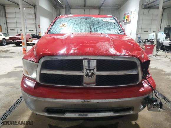 2010 Dodge Ram 1500 ST with VIN 1D7RV1GP6AS175897, listed as a Copart auction lot 89097455 with 186,320 mi miles and Salvage Title. Bid and sale history available at carsss.com. Image 5.