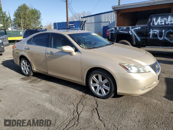 2009 Lexus ES with VIN JTHBJ46G192294879, listed as a Copart auction lot 51768795 with 130,798 mi miles and Salvage Title. Bid and sale history available at carsss.com. Image 4.