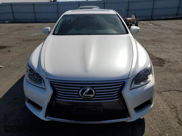 2017 Lexus LS 460 with VIN JTHBL5EF1H5144471, listed as a Copart auction lot 55804125 with 63,556 mi miles and Salvage title. Bid and sale history available at DreamBid. Image 5.