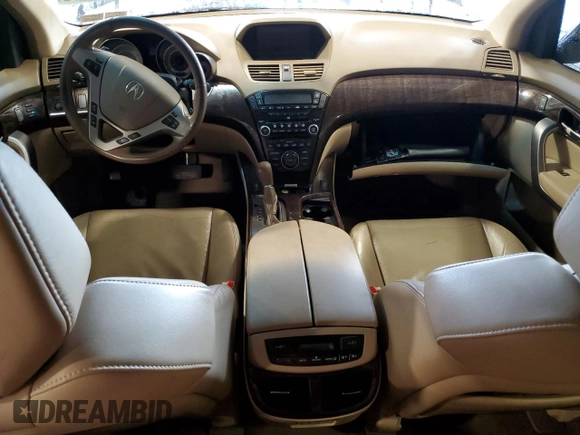 2012 Acura MDX Tech/Entertainment Pkg with VIN 2HNYD2H43CH503400, listed as a Copart auction lot 47186095 with 0 mi miles and Salvage Title. Bid and sale history available at carsss.com. Image 8.