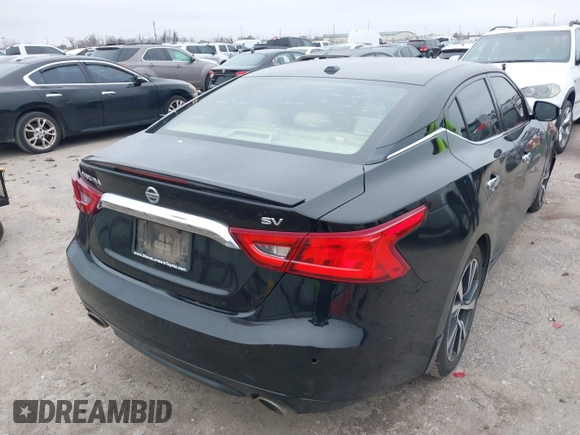 2016 Nissan Maxima SL with VIN 1N4AA6APXGC419472, listed as a IAAI auction lot 41642950 with 167,165 mi miles and . Bid and sale history available at DreamBid. Image 4.