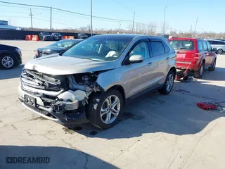 2018 Ford Edge Titanium with VIN 2FMPK4K8XJBC26173, listed as a IAAI auction lot 41768910 with 124,936 mi miles. Bid and sale history available at carsss.com. Image 17.