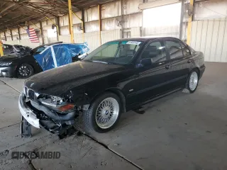 1999 BMW 5 Series 528iA with VIN WBADM6344XBY34517, listed as a Copart auction lot 51803145 with 186,637 mi miles and Salvage Title. Bid and sale history available at carsss.com. Image 1.