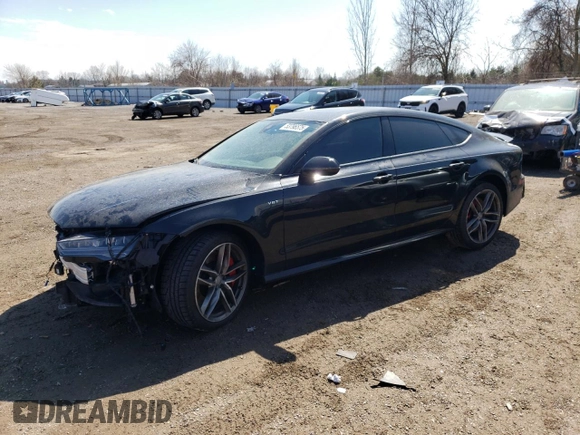 2017 Audi S7 Premium Plus z VIN WAUWFAFC5HN095926, wystawiony jako Copart lot #53796575 z przebiegiem 81 677 mil mil oraz Szkoda całkowita • Salvage title. Historia ofert i sprzedaży dostępna na DreamBid. Obrazek 1.