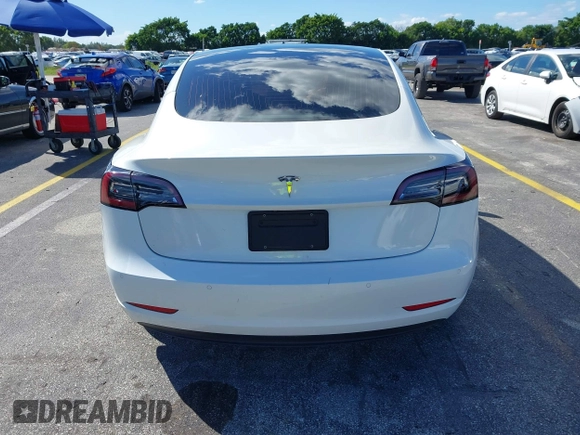 2020 Tesla Model 3 Standard Range Plus with VIN 5YJ3E1EA8LF783631, listed as a IAAI auction lot 40696383 with 78,889 mi miles. Bid and sale history available at carsss.com. Image 15.