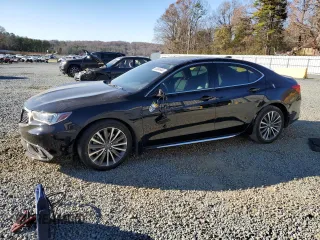 2018 Acura TLX Advance with VIN 19UUB2F70JA007992, listed as a Copart auction lot 83864944 with 63,643 mi miles and Salvage Title. Bid and sale history available at DreamBid. Image 1.