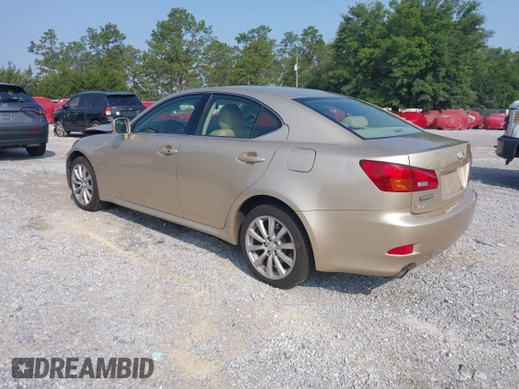 2006 Lexus IS 250 with VIN JTHCK262765006819, listed as a IAAI auction lot 42408122 with 174,234 mi miles and . Bid and sale history available at DreamBid. Image 3.