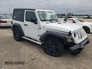 2022 Jeep Wrangler Sport S with VIN 1C4GJXAG2NW173555, listed as a Copart auction lot 87008354 with 28,932 mi miles and Salvage title. Bid and sale history available at DreamBid. Image 4.