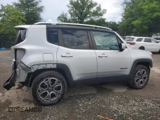 2015 Jeep Renegade Limited with VIN ZACCJBDT0FPB75329, listed as a Copart auction lot 62853495 with 114,693 mi miles and Salvage title. Bid and sale history available at DreamBid. Image 3.