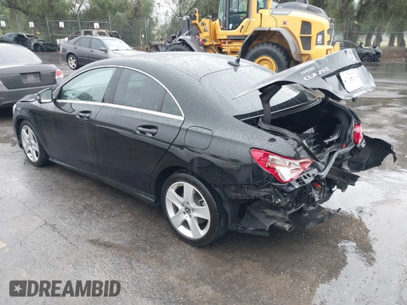 2018 Mercedes-Benz CLA 250 with VIN WDDSJ4EB8JN613078, listed as a IAAI auction lot 41569976 with 80,935 mi miles and . Bid and sale history available at DreamBid. Image 3.