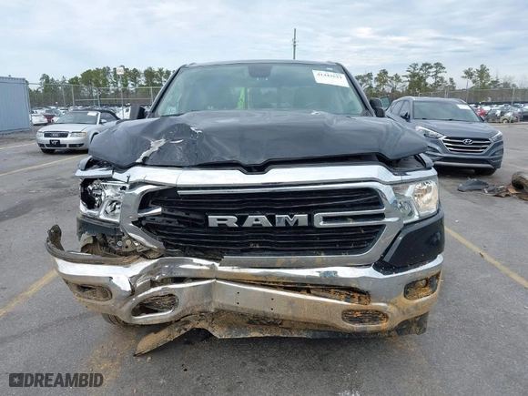2020 Ram 1500 Big Horn with VIN 1C6SRFBT4LN400215, listed as a IAAI auction lot 41443523 with 74,041 mi miles. Bid and sale history available at carsss.com. Image 12.