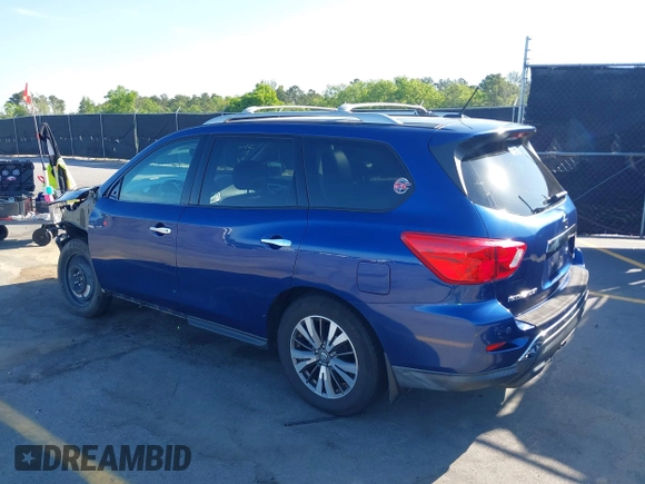 2017 Nissan Pathfinder S with VIN 5N1DR2MN3HC654053, listed as a IAAI auction lot 42059336 with 114,253 mi miles and . Bid and sale history available at DreamBid. Image 3.