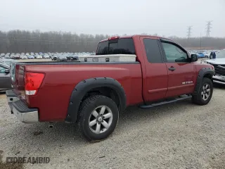 2008 Nissan Titan XE with VIN 1N6AA06C98N336311, listed as a Copart auction lot 43977905 with 191,659 mi miles and Clean Title. Bid and sale history available at carsss.com. Image 3.