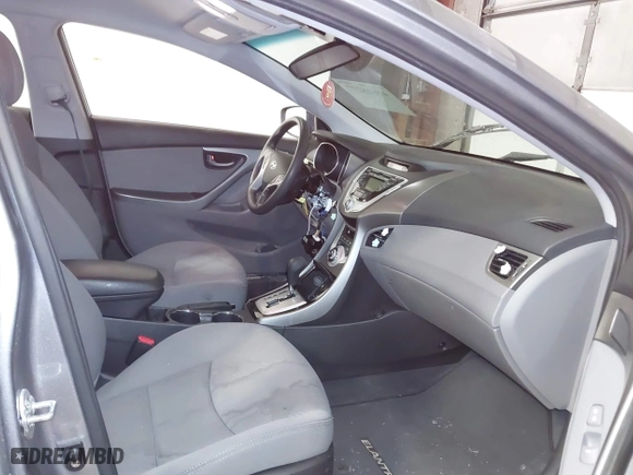 2012 Hyundai Elantra GLS with VIN KMHDH4AE1CU364819, listed as a IAAI auction lot 41618277 with 78,373 mi miles. Bid and sale history available at carsss.com. Image 5.