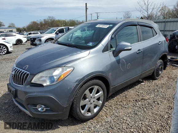 2014 Buick Encore Convenience with VIN KL4CJBSB4EB640979, listed as a Copart auction lot 53210815 with 182,159 mi miles and Salvage Title. Bid and sale history available at carsss.com. Image 1.