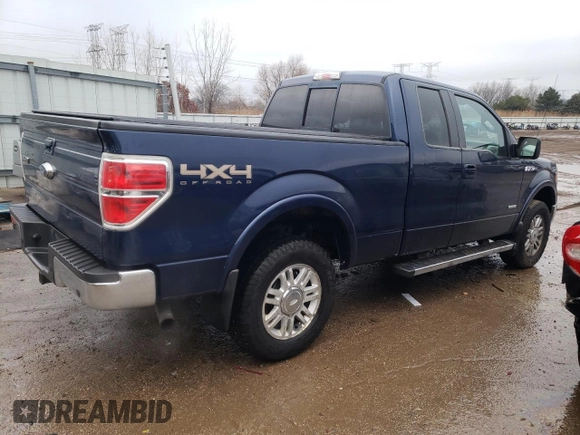 2012 Ford F-150 XL with VIN 1FTFX1ET1CFC51500, listed as a Copart auction lot 85266334 with 177,766 mi miles and Salvage Title. Bid and sale history available at carsss.com. Image 3.
