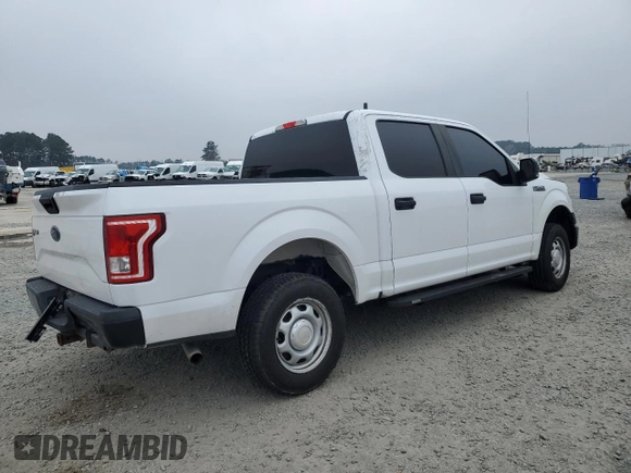 2017 Ford F-150 XL with VIN 1FTEW1EF1HKE26819, listed as a Copart auction lot 49218415 with 100,433 mi miles and Salvage Title. Bid and sale history available at carsss.com. Image 3.