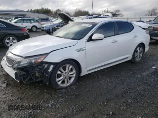 2014 Kia Optima Hybrid EX with VIN KNAGN4ADXE5076132, listed as a Copart auction lot 45432565 with 133,233 mi miles and Clean Title. Bid and sale history available at carsss.com. Image 1.