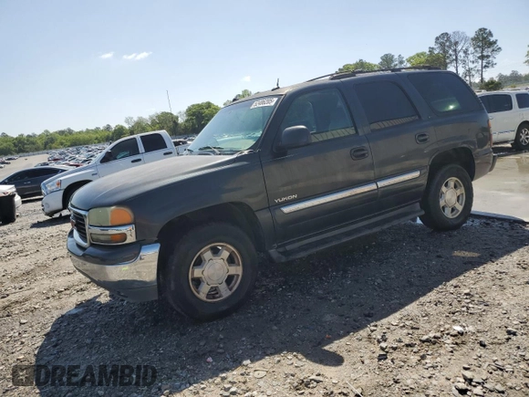 2005 GMC Yukon SLT z VIN 1GKEC13TX5R106956, wystawiony jako Copart lot #52486205 z przebiegiem 317 375 mil mil oraz Szkoda całkowita • Salvage title. Historia ofert i sprzedaży dostępna na DreamBid. Obrazek 1.
