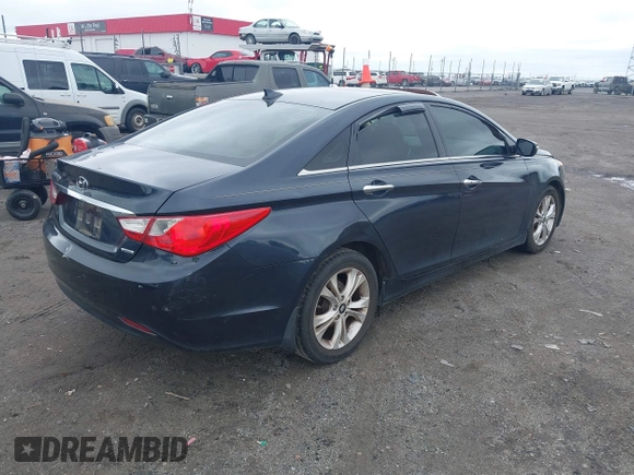 2013 Hyundai Sonata Limited with VIN 5NPEC4AC0DH559912, listed as a IAAI auction lot 42218654 with 156,802 mi miles and . Bid and sale history available at carsss.com. Image 4.