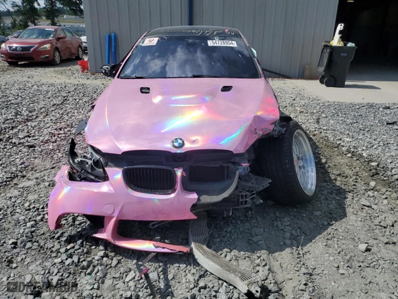 2013 BMW M3 with VIN WBSKG9C57DJ593767, listed as a Copart auction lot 54728954 with 100,526 mi miles and Salvage Title. Bid and sale history available at carsss.com. Image 5.