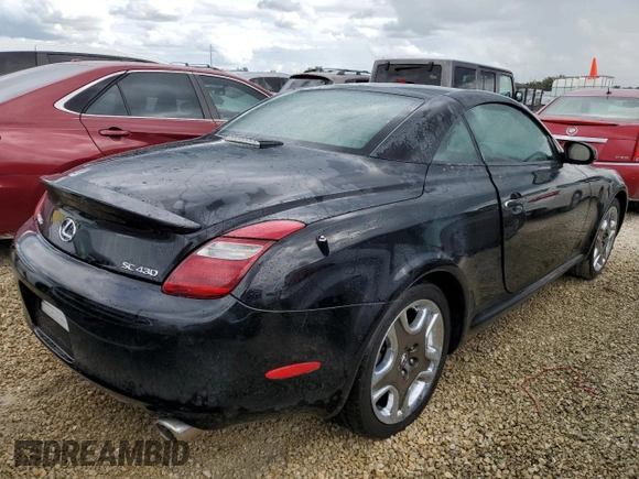 2006 Lexus SC 430 with VIN JTHFN48Y869009349, listed as a Copart auction lot 74505074 with Not Provided miles and Non Repairable. Bid and sale history available at DreamBid. Image 3.