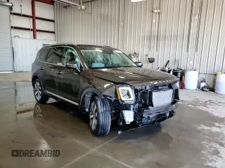 2022 Kia Telluride S with VIN 5XYP6DHC2NG285465, listed as a Copart auction lot 55396215 with 36,548 mi miles and Salvage title. Bid and sale history available at DreamBid. Image 15.