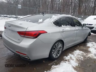 2017 Genesis G80 3.8L z VIN KMHGN4JE0HU203486, wystawiony jako IAAI lot #41571417 z przebiegiem 93 418 mil mil oraz . Historia ofert i sprzedaży dostępna na DreamBid. Obrazek 4.