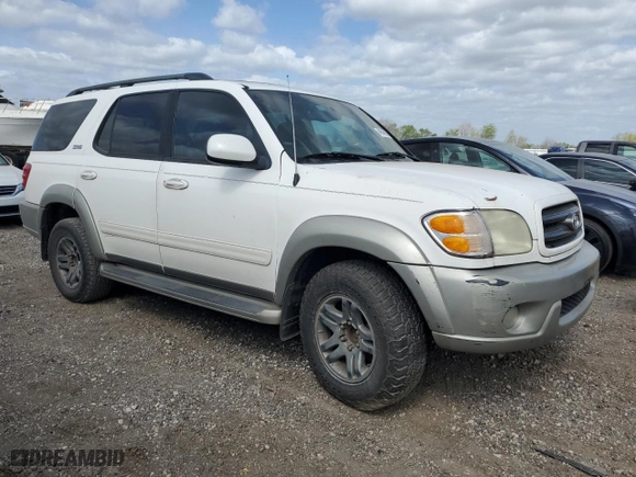 2003 Toyota Sequoia SR5 with VIN 5TDZT34A13S191402, listed as a Copart auction lot 49546955 with 394,454 mi miles and Clean Title. Bid and sale history available at carsss.com. Image 4.
