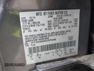 2014 Ford F-250 XL с VIN 1FT7W2B65EEB76448, выставлен на аукционе IAAI как лот 41687322 с пробегом 171 780 миль миль и . История ставок и продаж доступна на DreamBid. Изображение 9.