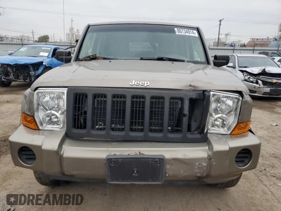 2006 Jeep Commander z VIN 1J8HG48N66C182857, wystawiony jako Copart lot #80734914 z przebiegiem 138 838 mil mil oraz Szkoda całkowita • Salvage title. Historia ofert i sprzedaży dostępna na DreamBid. Obrazek 5.